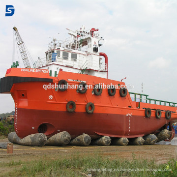 Lanzamiento y levantamiento de Rubber Marine Airbag del barco hechos en China